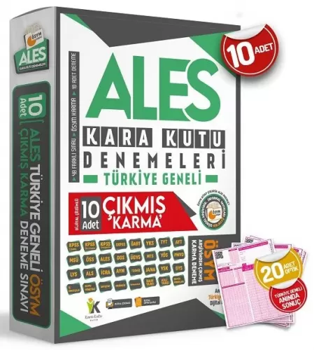 İnformal Yayınları ALES Kara Kutu Türkiye Geneli Karma 10 Deneme Dijit