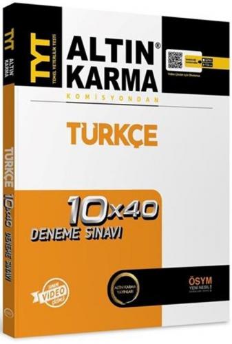 Altın Karma Yayınları TYT Türkçe 10 x 40 Deneme Komisyon