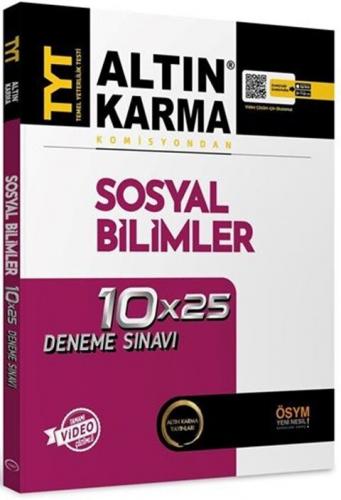 Altın Karma Yayınları TYT Sosyal Bilimler 10 x 25 Deneme