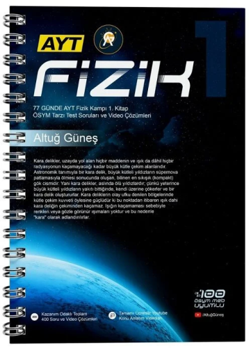 Altuğ Güneş AYT Fizik 1. Kitap