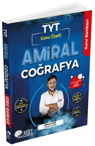 Amiral Coğrafya TYT Konu Özetli Soru Bankası