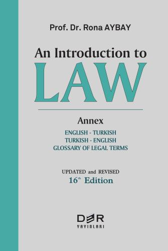 Hukuk Kitapları, - Der Yayınları - An Introduction to Law