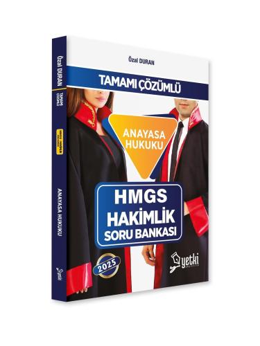 - Yetki Yayıncılık - Yetki Yayınları 2025 HMGS Hakimlik Anayasa Hukuku