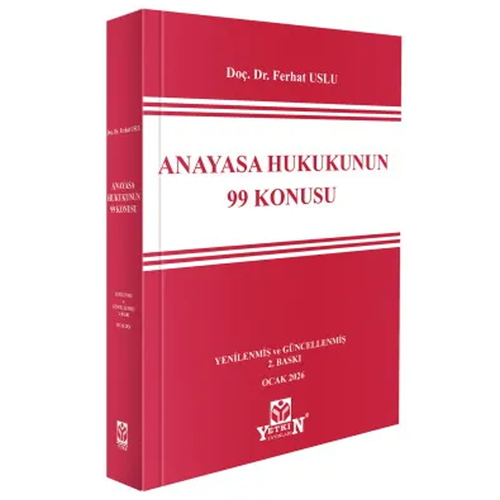 Anayasa Hukukunun 99 Konusu