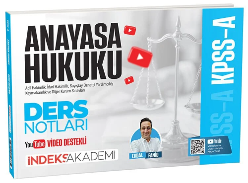 İndeks Akademi 2026 KPSS A Grubu Anayasa Hukuku Video Ders Notları