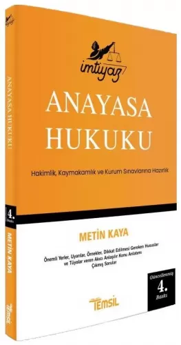İmtiyaz Anayasa Hukuku Metin Kaya