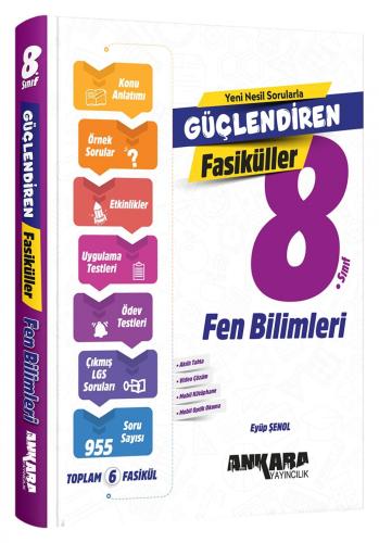 Ankara Yayıncılık 8. Sınıf Fen Bilimleri Güçlendiren Fasikül Set