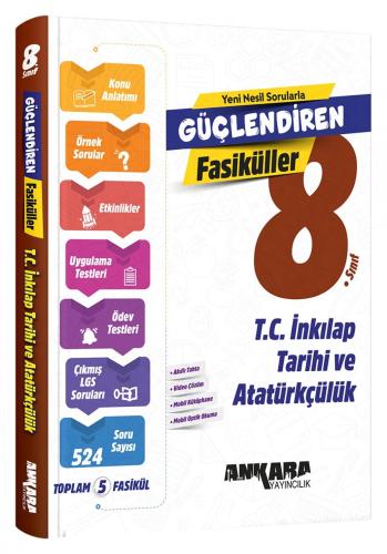 Ankara Yayıncılık 8. Sınıf T.C. İnkılap Tarihi ve Atatürkçülük Güçlend