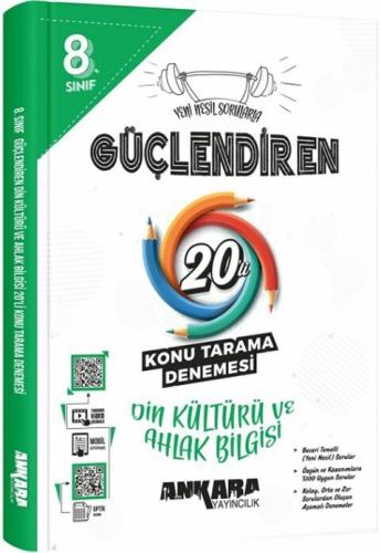 Ankara Yayıncılık 8. Sınıf Din Kültürü ve Ahlak Bilgisi Güçlendiren 20