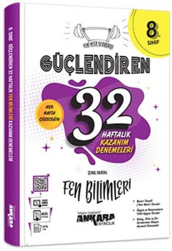 Ankara Yayıncılık 8. Sınıf Fen Bilimleri Güçlendiren 32 Haftalık Kazan