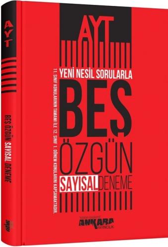 Ankara Yayıncılık AYT Sayısal Yeni Nesil Sorularla 5 Özgün Deneme Komi