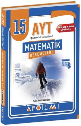 Apotemi Yayınları AYT Matematik 15 Çözümlü Deneme Fatih İhtiyaroğlu