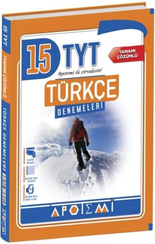 Apotemi Yayınları TYT Türkçe Tamamı Çözümlü 15 Deneme Komisyon