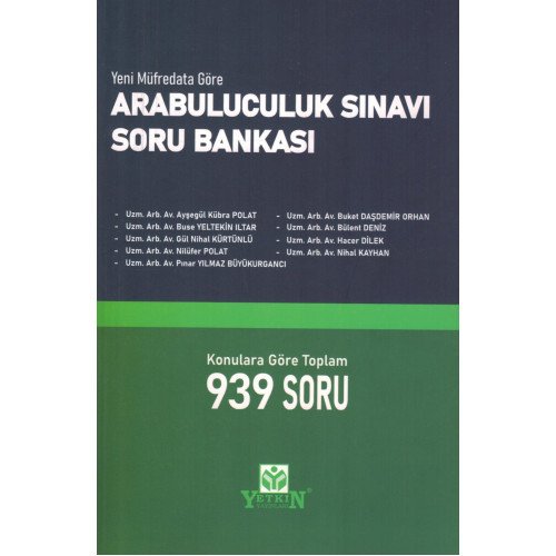 Arabuluculuk Sınavı Soru Bankası