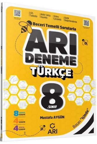 Arı Yayıncılık 8. Sınıf Türkçe Deneme Mustafa Aygün