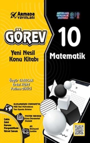 Armada Yayınları 10. Sınıf Matematik Görev Yeni Nesil Konu Kitabı