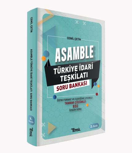 Temsil Kitap 2022 ASAMBLE Türkiye İdari Teşkilatı Çözümlü Soru Bankası