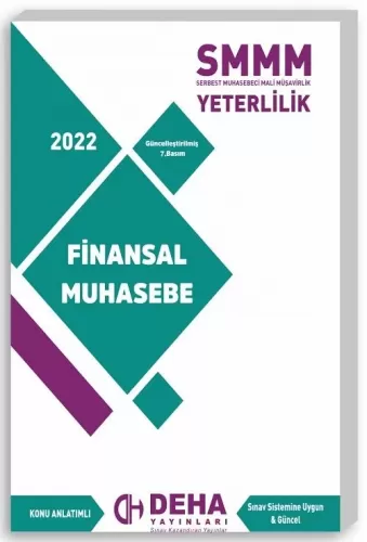 Deha Yayınları 2022 SMMM Yeterlilik Finansal Muhasebe Konu Anlatımlı K