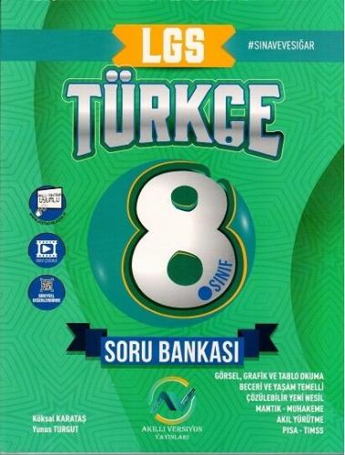 Av Akıllı Versiyon Yayınları 8. Sınıf LGS Türkçe Soru Bankası Köksal K