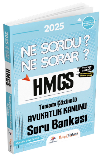 - Dizgi Kitap - Dizgi Kitap Hukuk Atölyesi 2025 HMGS Hakimlik Avukatlı
