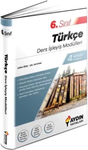 Aydın Yayınları 6. Sınıf Türkçe Ders İşleyiş Modülleri Komisyon