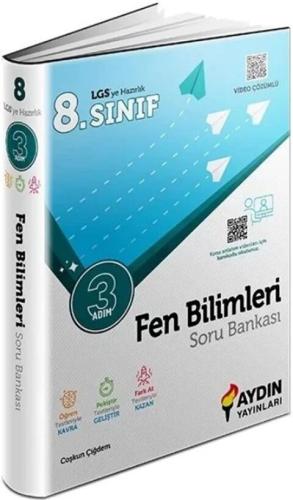 Aydın Yayınları 8. Sınıf LGS Fen Bilimleri Üç Adım Soru Bankası Esra İ