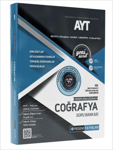 TYT - AYT Coğrafya Soru - Pegem Yayınları AYT Coğrafya Soru Bankası - 