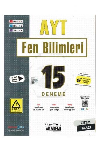 Üçgen Akademi AYT Fen Bilimleri 15 Deneme
