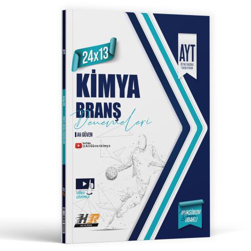 Hız ve Renk Yayınları AYT Kimya 24 x 13 Denemeleri