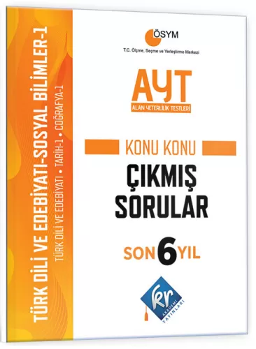 KR Akademi AYT Türk Dili Edebiyatı - Sosyal Bilimler-1 Son 6 Yıl Konu 