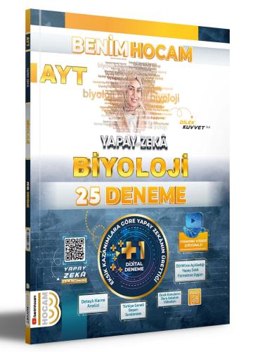 Benim Hocam Yayınları 2024 AYT Yapay Zekâ Biyoloji 25 Deneme