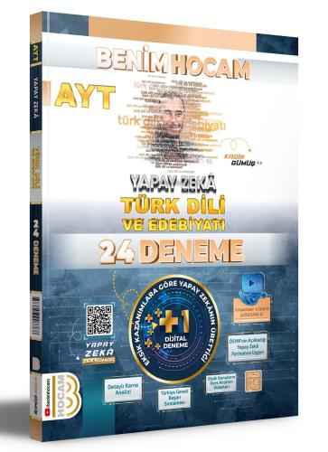 Benim Hocam Yayınları 2024 AYT Yapay Zekâ Türk Dili ve Edebiyatı 24 De