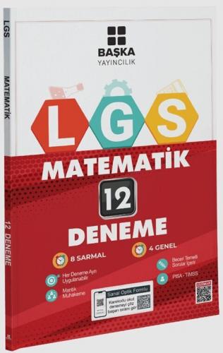 Başka Yayıncılık 8. Sınıf LGS Matematik 12 Deneme Komisyon