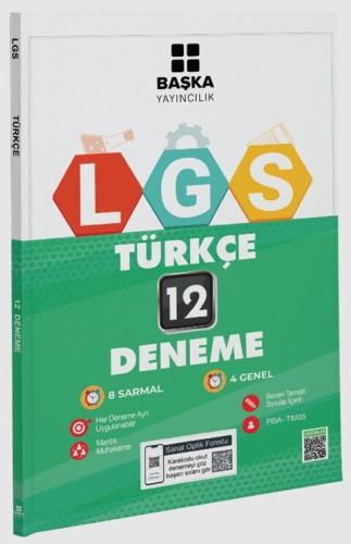 Başka Yayıncılık 8. Sınıf LGS Türkçe 12 Deneme Komisyon