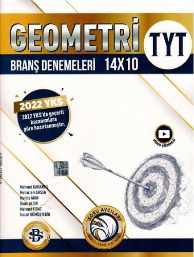 Bilgi Sarmal Yayınları TYT Geometri 14 x 10 Branş Denemeleri Komisyon