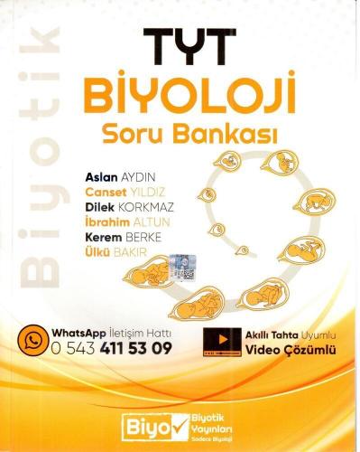 Biyotik Yayınları TYT Biyoloji Biyotik Soru Bankası Canset Yıldız