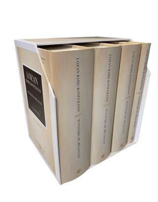 Lozan Barış Konferansı Tutanaklar Belgeler (4 Cilt Kutulu)