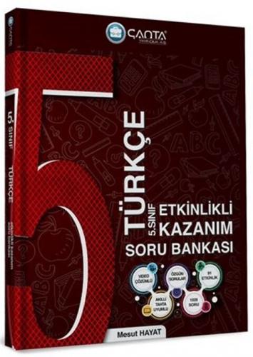 Çanta Yayınları 5. Sınıf Türkçe Etkinlikli Kazanım Soru Bankası Mesut 