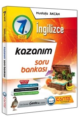 Çanta Yayınları 7. Sınıf İngilizce Kazanım Soru Bankası Mustafa Akçan