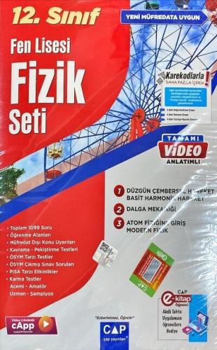 Çap Yayınları 12. Sınıf Fen Lisesi Fizik Seti Komisyon