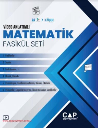 Çap Yayınları TYT Matematik Seti Tamamı Video Çözümlü Komisyon