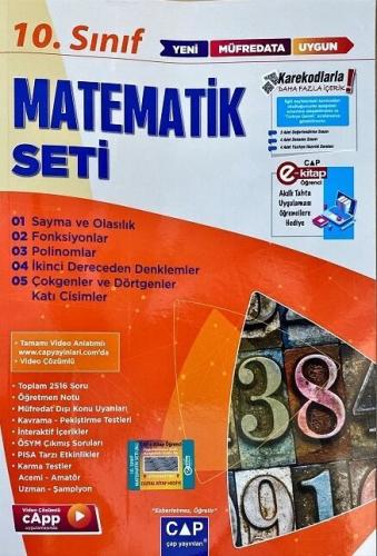 Çap Yayınları 10. Sınıf Anadolu Matematik Seti Komisyon