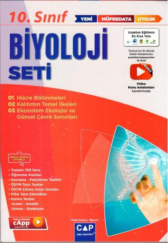 Çap Yayınları 10. Sınıf Biyoloji Anadolu Seti Komisyon