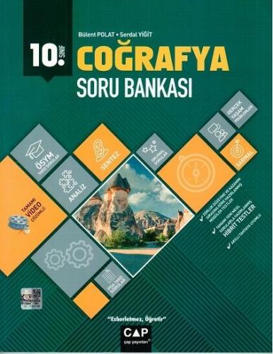 Çap Yayınları 10. Sınıf Anadolu Lisesi Coğrafya Soru Bankası Ruşen Sar