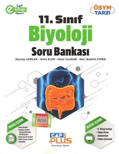 Çap Yayınları 11. Sınıf Anadolu Biyoloji Plus Soru Bankası Zeynep Uzbi