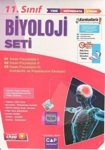 Çap Yayınları 11. Sınıf Anadolu Biyoloji Seti Komisyon