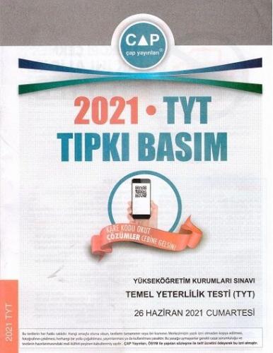 Çap Yayınları 2021 TYT Tıpkı Basım Komisyon