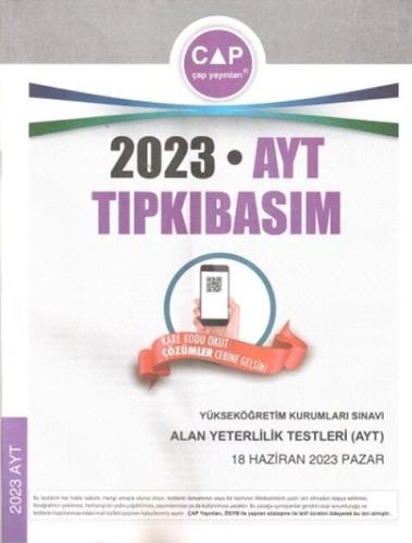 Çap Yayınları AYT 2023 Tıpkı Basım Komisyon