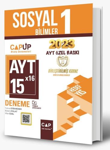 Çap Yayınları AYT Sosyal Bilimler 1 15X16 Up Deneme 2023 Özel Baskı Ko