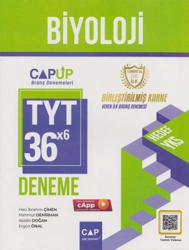 Çap Yayınları TYT Biyoloji 30 x 6 Up Deneme Hacı İbrahim Çimen